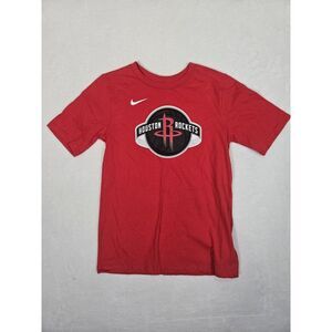 Nike Tee NBA Houston Rockets‎ Shirt Boys Size Medium Red NWT Youth Sports